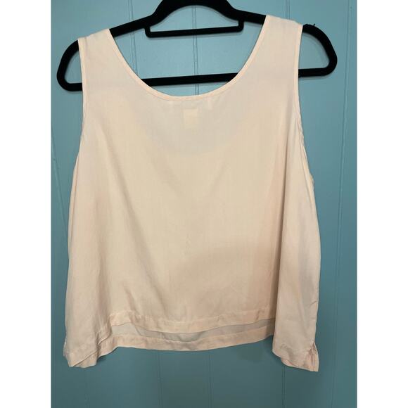 Pineapple Moon 100% Silk tank top,‎ Size XXL - Picture 2 of 5